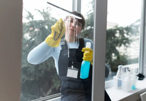 Nettoyage de vitres intérieures et extérieures à Fuans